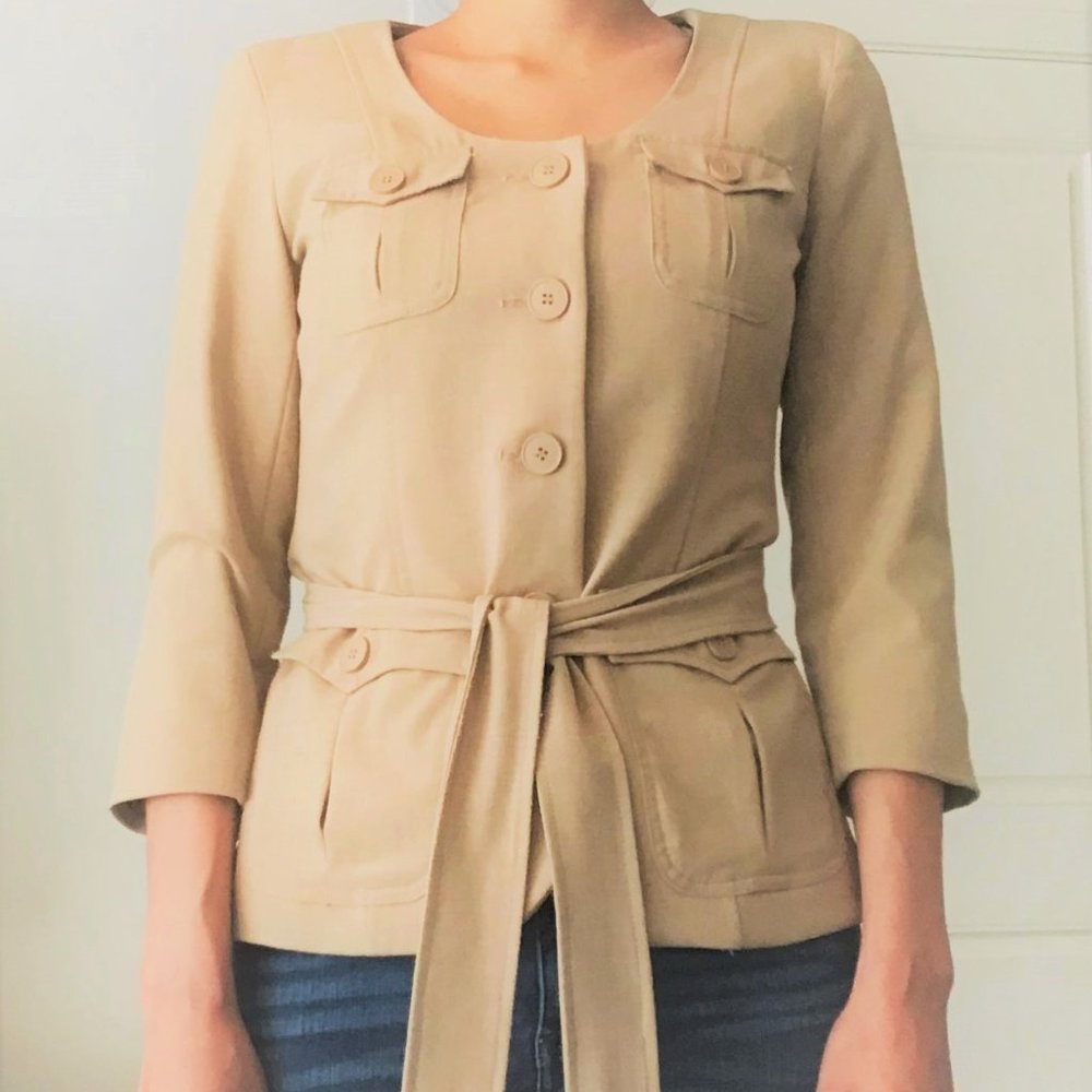 NY&C Safari Canvas Blazer